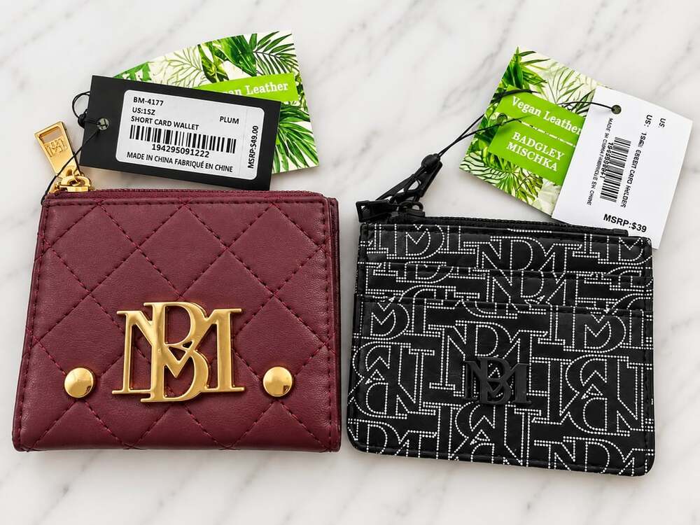 Badgley Mischka Wallet & Card Holder Bundle – 2 Piece – New with Tags